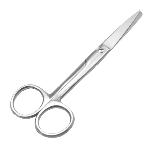 Ciseaux médecin dauphin droits 14cm démontable