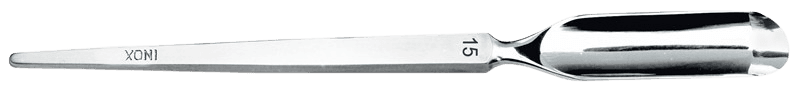Gouge monobloc tranchante inox 15mm