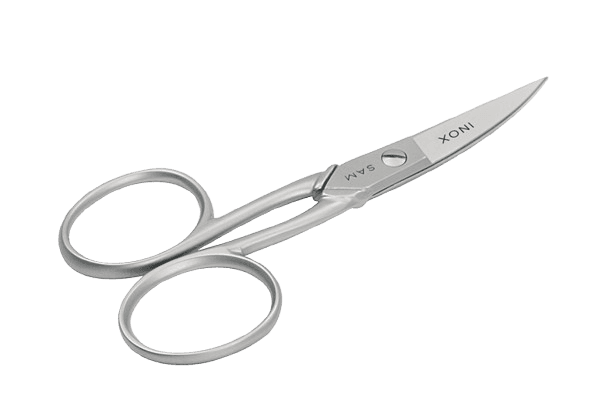 Ciseaux à ongles micro-denté inox satiné 9cm